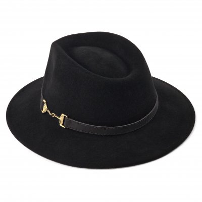 Chapeaux - Gårda Braga Wool felt Fedora (noir)
