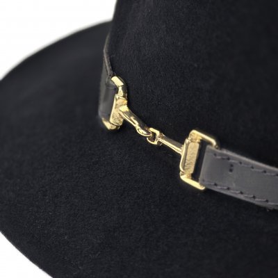 Chapeaux - Gårda Braga Wool felt Fedora (noir)