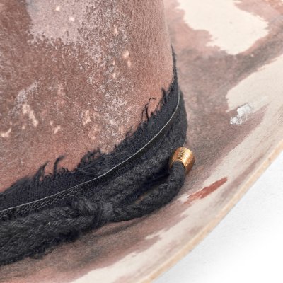 Chapeaux - Gårda Buchanan Distressed Fedora (marron)