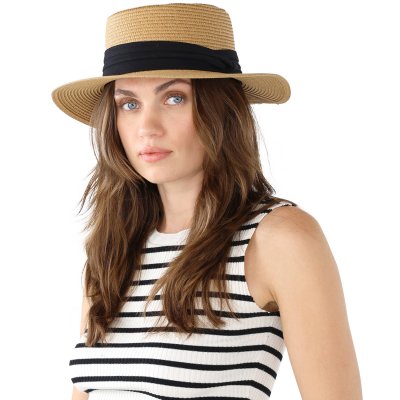 Chapeau de paille - Gårda Corfu Gambler (kaki/noir)