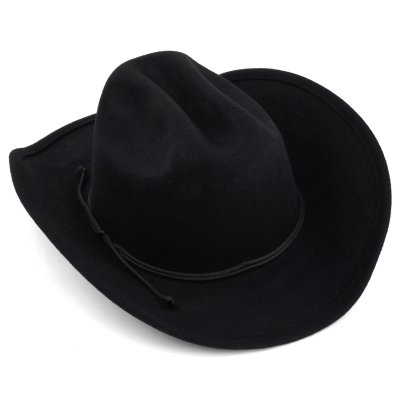 Chapeaux - Gårda Dubois Wool Felt Cowboy (noir)