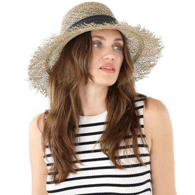 Chapeau de paille - Gårda Dubrovnik Sun Hat (naturel/noir)