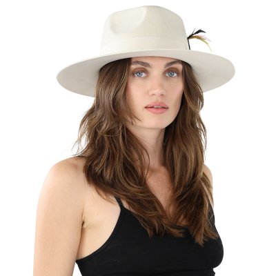 Chapeaux - Gårda Everett Fedora (blanc)