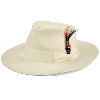 Chapeaux - Gårda Everett Fedora (blanc)