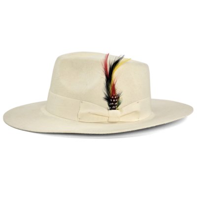Chapeaux - Gårda Everett Fedora (blanc)