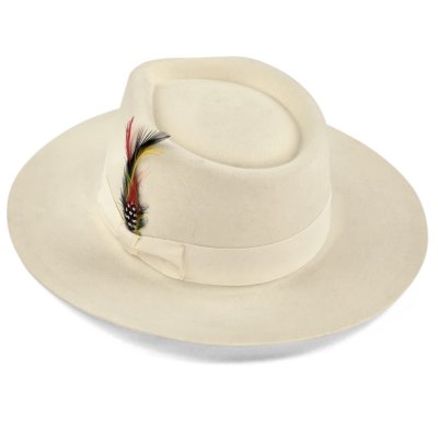 Chapeaux - Gårda Everett Fedora (blanc)