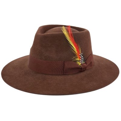 Chapeaux - Gårda Everett Fedora (marron)