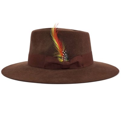 Chapeaux - Gårda Everett Fedora (marron)