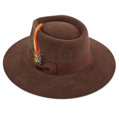 Chapeaux - Gårda Everett Fedora (marron)