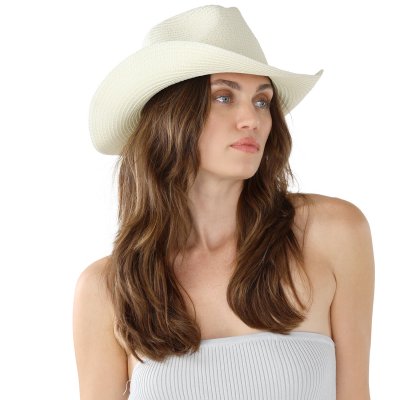 Chapeau de paille - Gårda Kos Western Hat (beige)