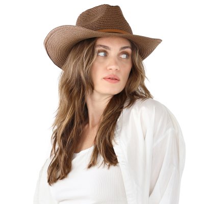 Chapeau de paille - Gårda Kos Western Hat (marron)