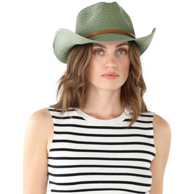 Chapeau de paille - Gårda Kos Western Hat (vert)