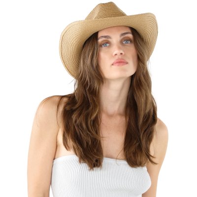 Chapeau de paille - Gårda Kos Western Hat (kaki)