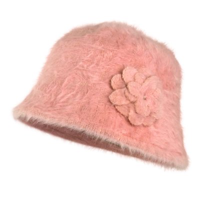 Chapeaux - Gårda Le Vigan Angora Bucket Hat (rose)