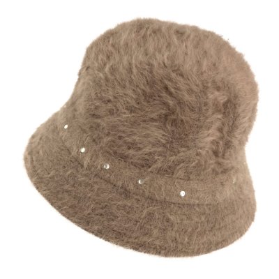 Chapeaux - Gårda Liskeard Angora Bucket Hat (brun)