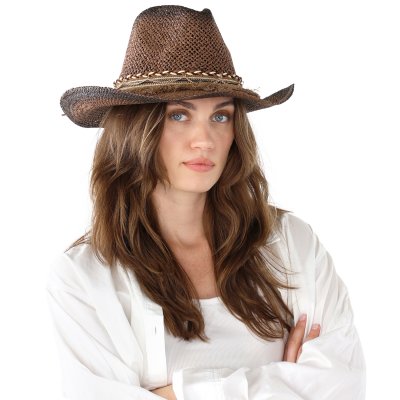 Chapeau de paille - Gårda Malaga Western Hat (marron)