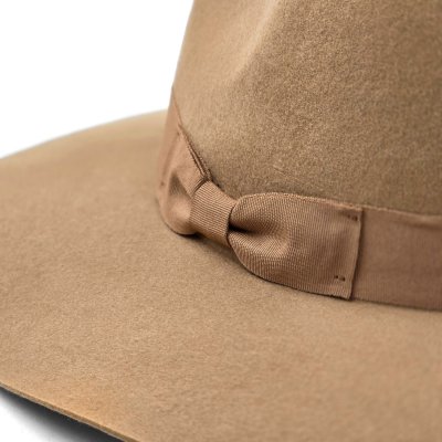 Chapeaux - Gårda Marcola Wide brimmed Fedora (beige)
