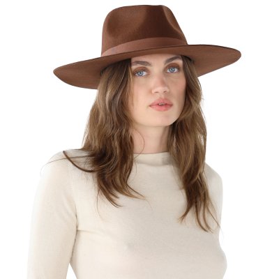 Chapeaux - Gårda Marcola Wide brimmed Fedora (marron)