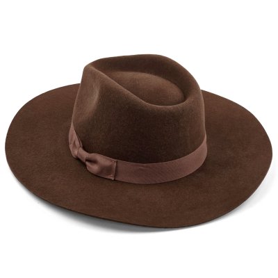 Chapeaux - Gårda Marcola Wide brimmed Fedora (marron)