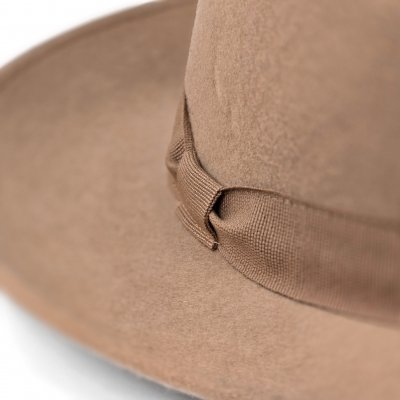Chapeaux - Gårda Napoli Fedora Wool Hat (beige)