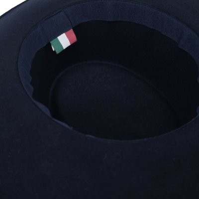 Chapeaux - Gårda Napoli Fedora Wool Hat (bleu marine)