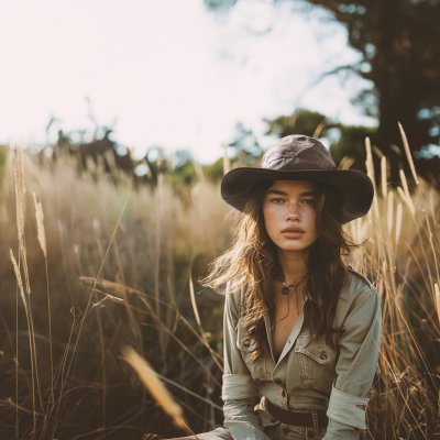 Chapeaux - Gårda Nigula Outdoor Hat (greige)