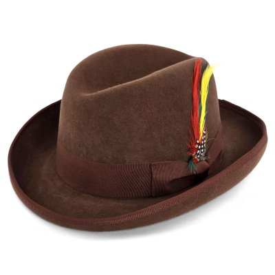 Chapeaux - Gårda Ocala Player Woolfelt (marron)