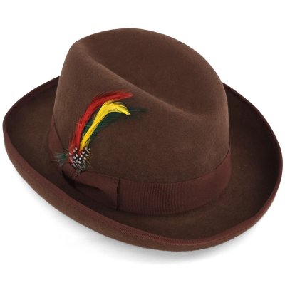 Chapeaux - Gårda Ocala Player Woolfelt (marron)