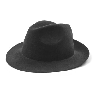 Chapeaux - Gårda Osiglia Fedora Wool Hat (noir)