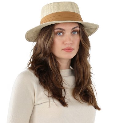 Chapeau de paille - Gårda Corfu Gambler (beige/marron)