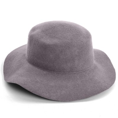 Chapeaux - Gårda Pinerolo Unstructured Wool Hat (gris)
