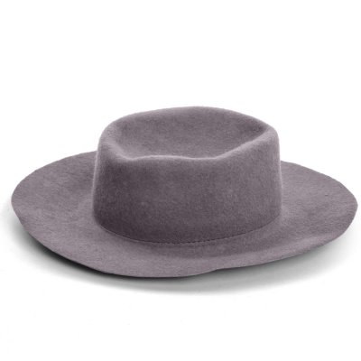 Chapeaux - Gårda Pinerolo Unstructured Wool Hat (gris)