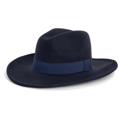 Chapeaux - Gårda Pocatello Crushable Wool felt Western hat (bleu)