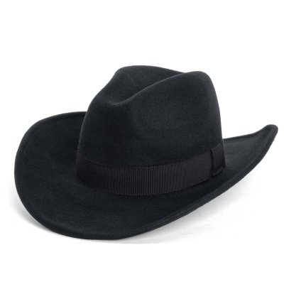 Chapeaux - Gårda Pocatello Crushable Wool felt Western hat (noir)