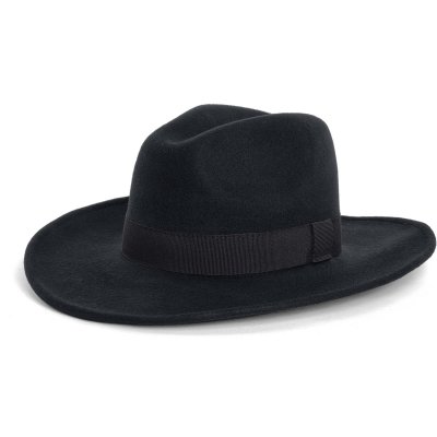 Chapeaux - Gårda Pocatello Crushable Wool felt Western hat (noir)