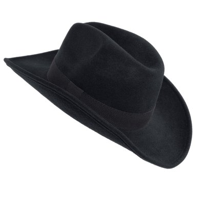 Chapeaux - Gårda Pocatello Crushable Wool felt Western hat (noir)