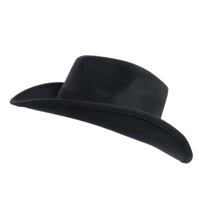 Chapeaux - Gårda Pocatello Crushable Wool felt Western hat (noir)