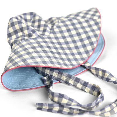 Chapeaux - Gårda Poppy Checkered sun hat (bleu)