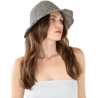 Chapeau de paille - Gårda Portofino Bucket hat (bleu)