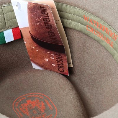 Chapeaux - Gårda Santaquin Crushable Wool felt Western hat (taupe)