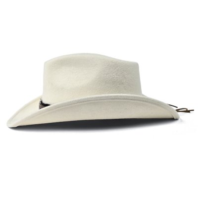 Chapeaux - Gårda Santaquin Crushable Wool felt Western hat (blanc)