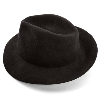 Chapeaux - Gårda Sassari Wool Fedora (noir)