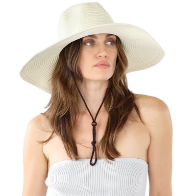 Chapeau de paille - Gårda Thessaloniki Western Hat (blanc)