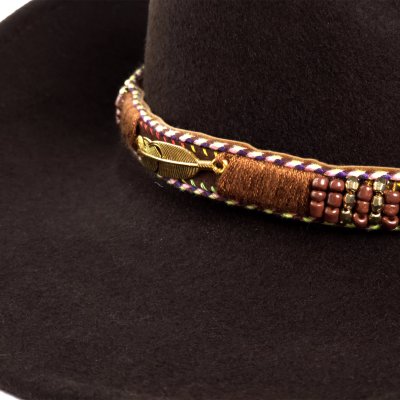 Chapeaux - Gårda Toquerville Crushable Wool felt Western hat (marron)