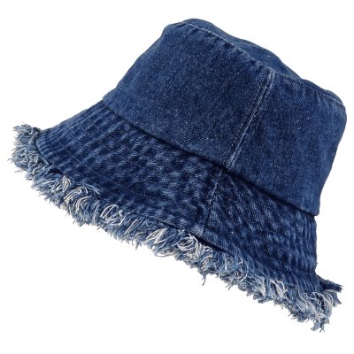 Chapeaux - Gårda Vintage Denim bucket hat (bleu foncé)
