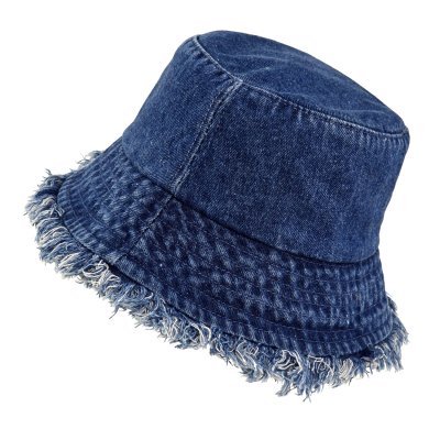 Chapeaux - Gårda Vintage Denim bucket hat (bleu foncé)