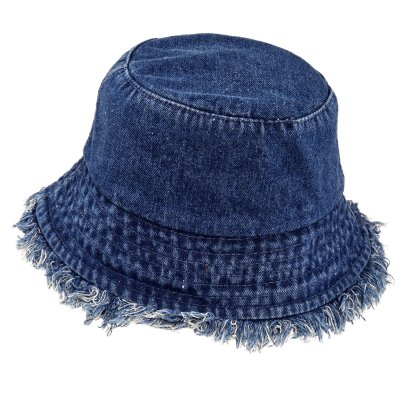 Chapeaux - Gårda Vintage Denim bucket hat (bleu foncé)