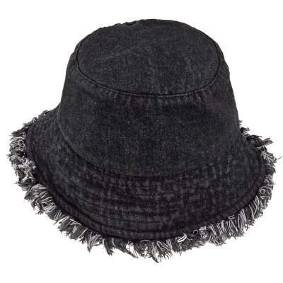 Chapeaux - Gårda Vintage Denim bucket hat (gris foncé)
