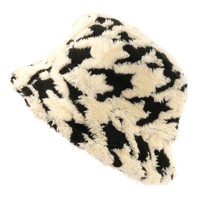 Chapeaux - Gårda Visina Bucket hat (noir/blanc)