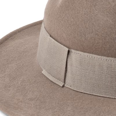 Chapeaux - Gårda Volterra Fedora Wool Hat (taupe)